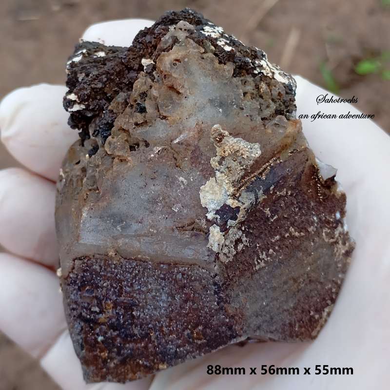 Goethite feldspar quartz - Zomba Plateau Mount Malosa Malawi