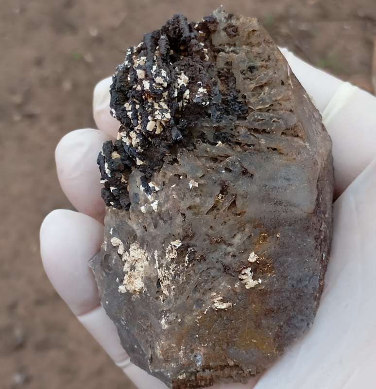 Goethite feldspar quartz - Zomba Plateau Mount Malosa Malawi