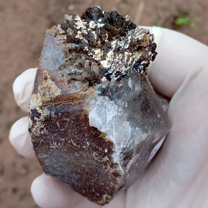 Goethite feldspar quartz - Zomba Plateau Mount Malosa Malawi