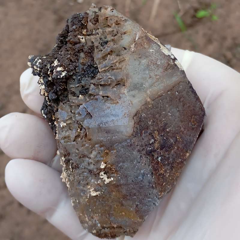 Goethite feldspar quartz - Zomba Plateau Mount Malosa Malawi