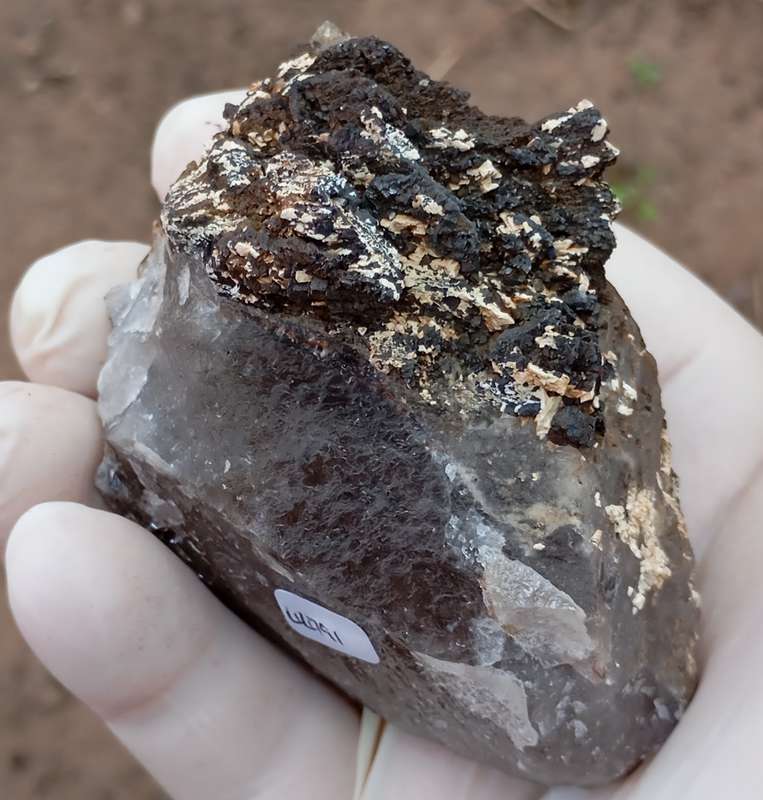 Goethite feldspar quartz - Zomba Plateau Mount Malosa Malawi