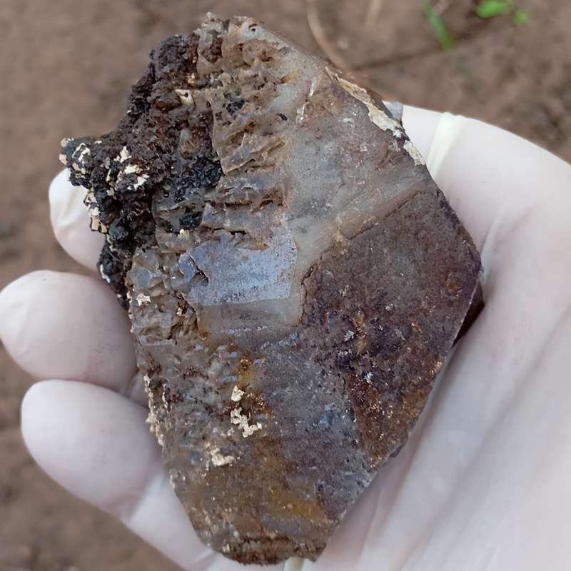 Goethite feldspar quartz - Zomba Plateau Mount Malosa Malawi