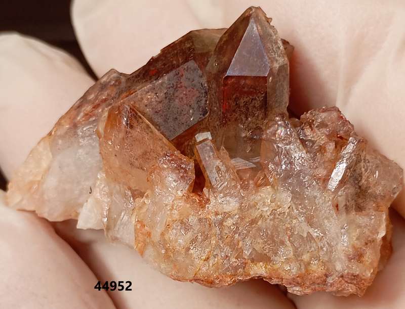 Hematite in quartz - Orange River N Cape South Africa