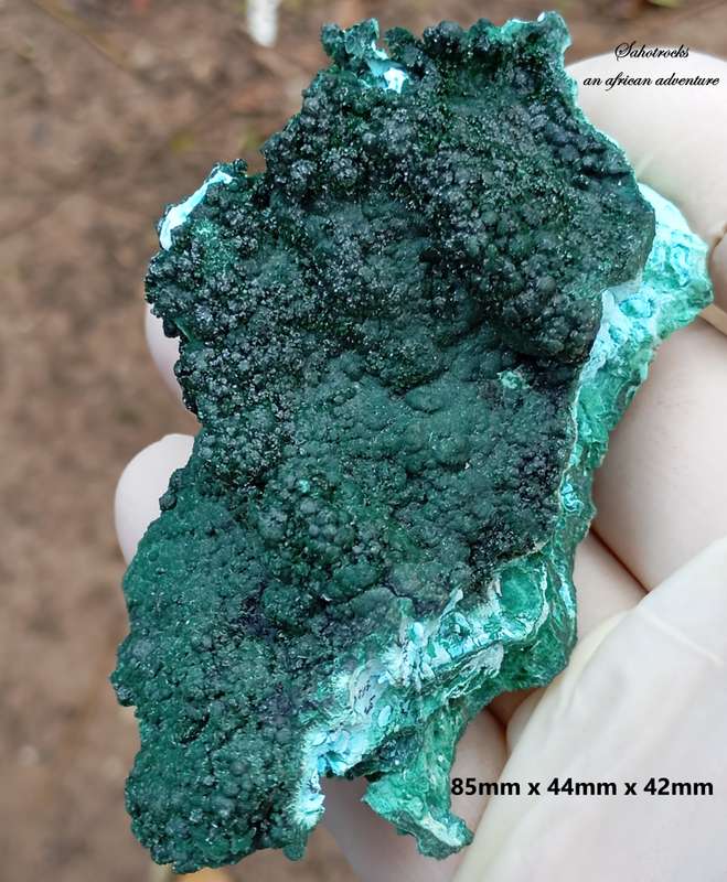 Malachite chrysocolla heterogenite - Tenke Fungurume mine DRC Congo