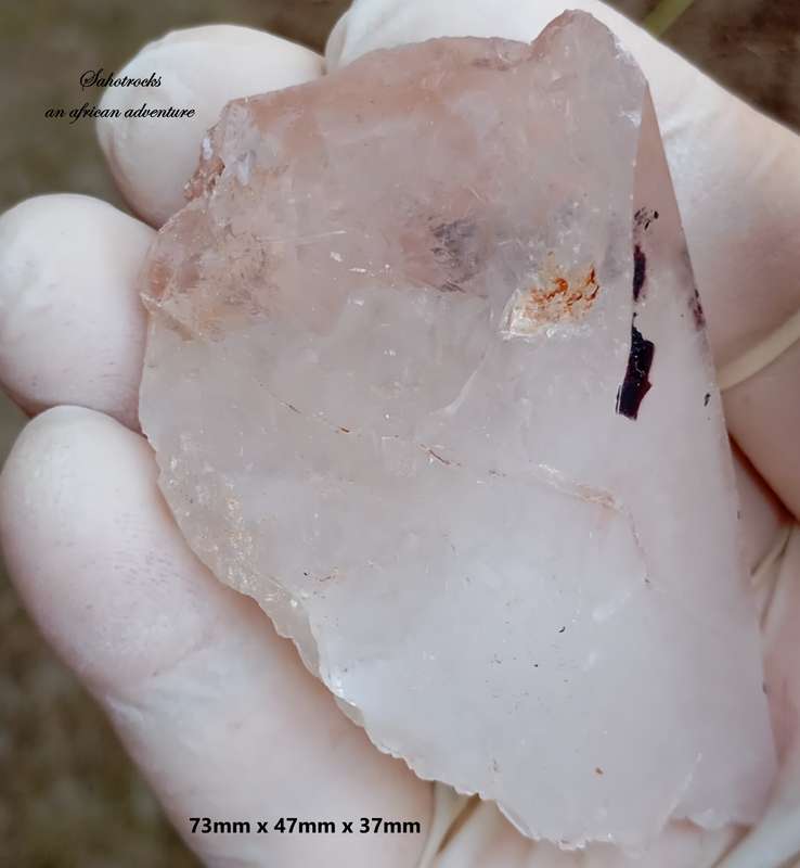 Floater hematite and quartz - Artonvilla mine Messina South Africa