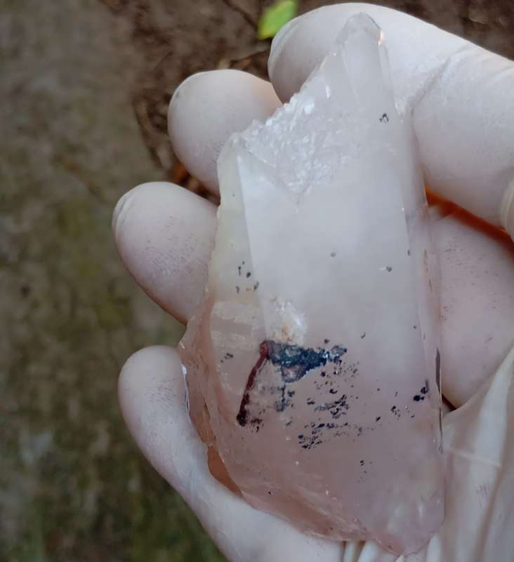 Floater hematite and quartz - Artonvilla mine Messina South Africa