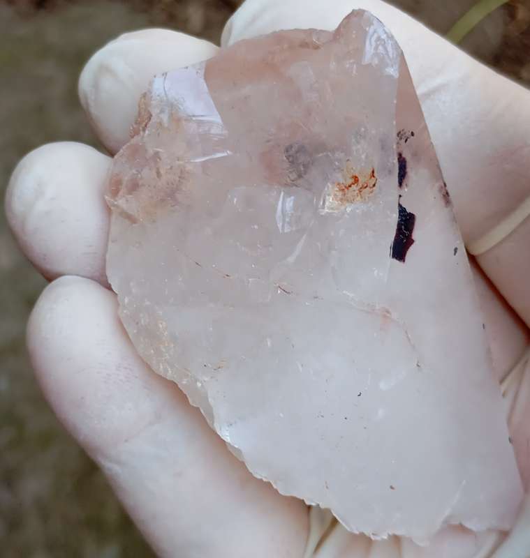 Floater hematite and quartz - Artonvilla mine Messina South Africa