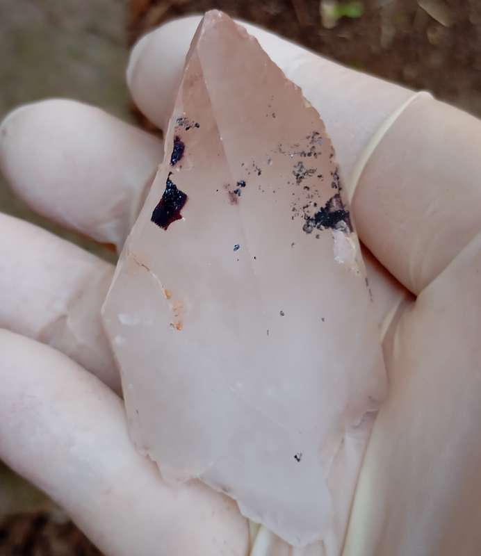 Floater hematite and quartz - Artonvilla mine Messina South Africa