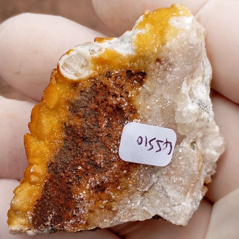 Goethite and calcite - Tenke Fungurume mine DRC Congo