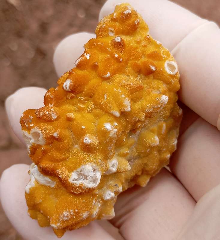 Goethite and calcite - Tenke Fungurume mine DRC Congo