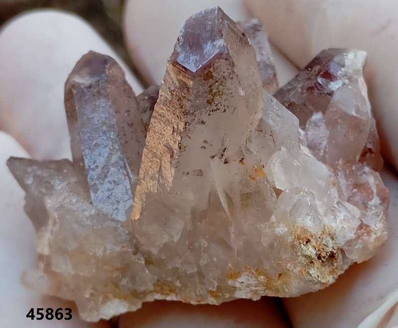 Hematite in quartz - Orange River N Cape South Africa