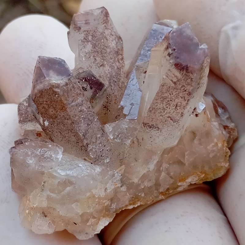 Hematite in quartz - Orange River N Cape South Africa