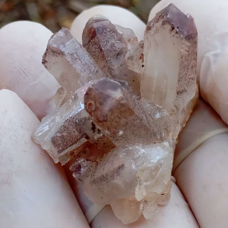 Hematite in quartz - Orange River N Cape South Africa