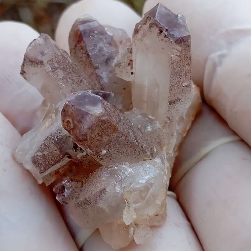 Hematite in quartz - Orange River N Cape South Africa