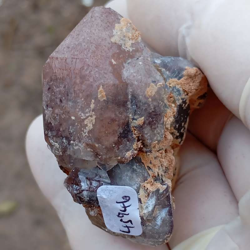 Hematite in quartz - Orange River N Cape South Africa