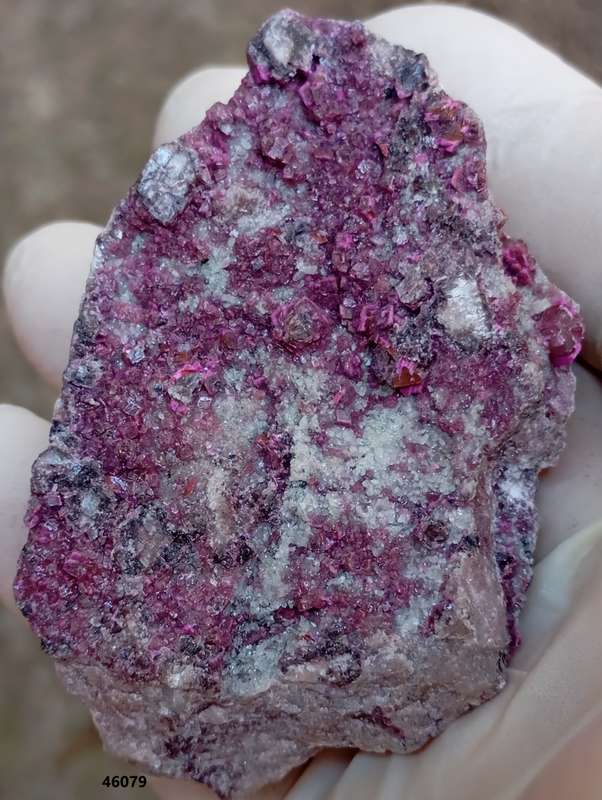 Cobaltoan calcite heterogenite quartz - Mashamba West mine DRC Congo