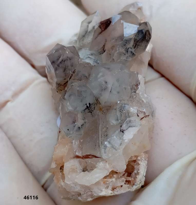 Hematite in quartz - Orange River N Cape South Africa