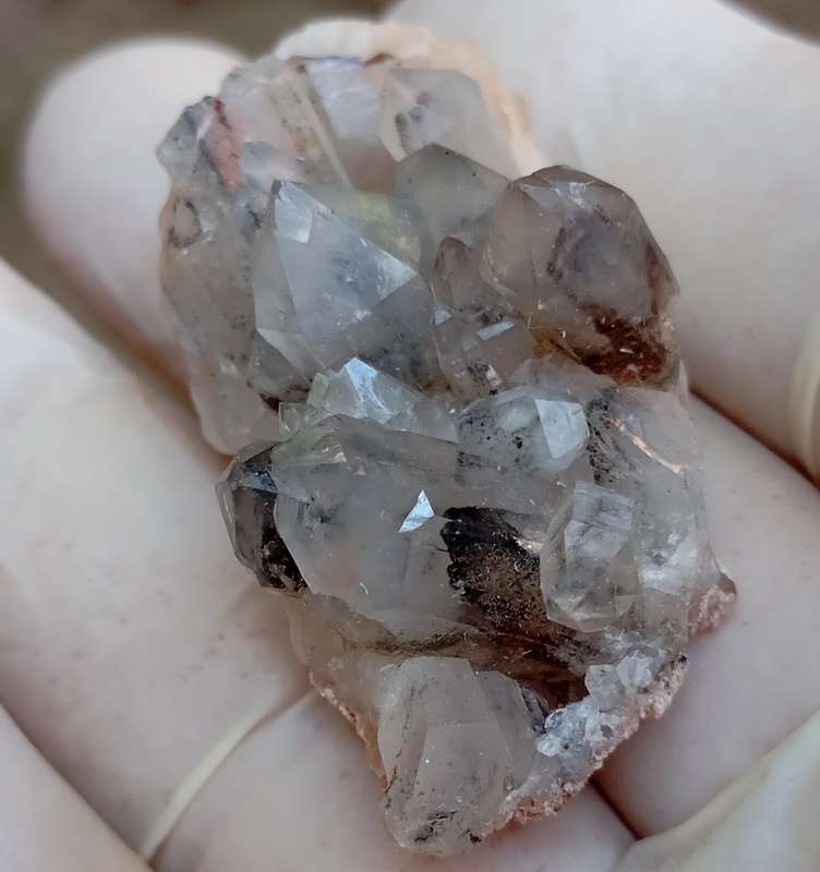 Hematite in quartz - Orange River N Cape South Africa