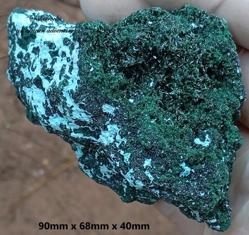 Malachite chrysocolla - Mashamba West mine DRC Congo