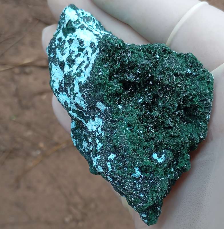 Malachite chrysocolla - Mashamba West mine DRC Congo