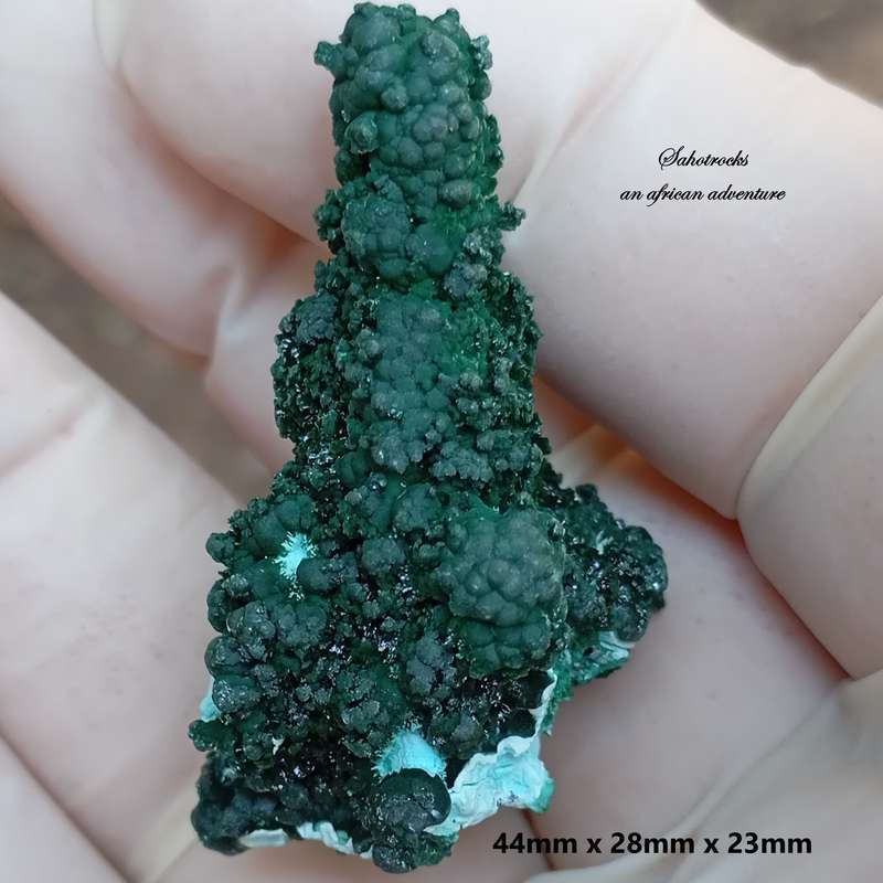 Chrysocolla malachite - Tenke Fungurume mine DRC Congo