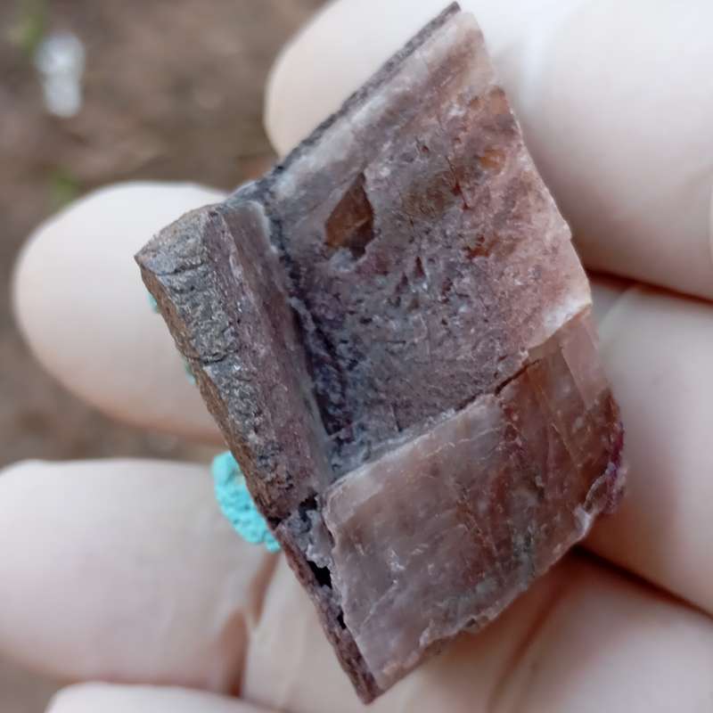 Cobaltoan calcite chrysocolla malachite heterogenite- Kakanda deposit DRC Congo