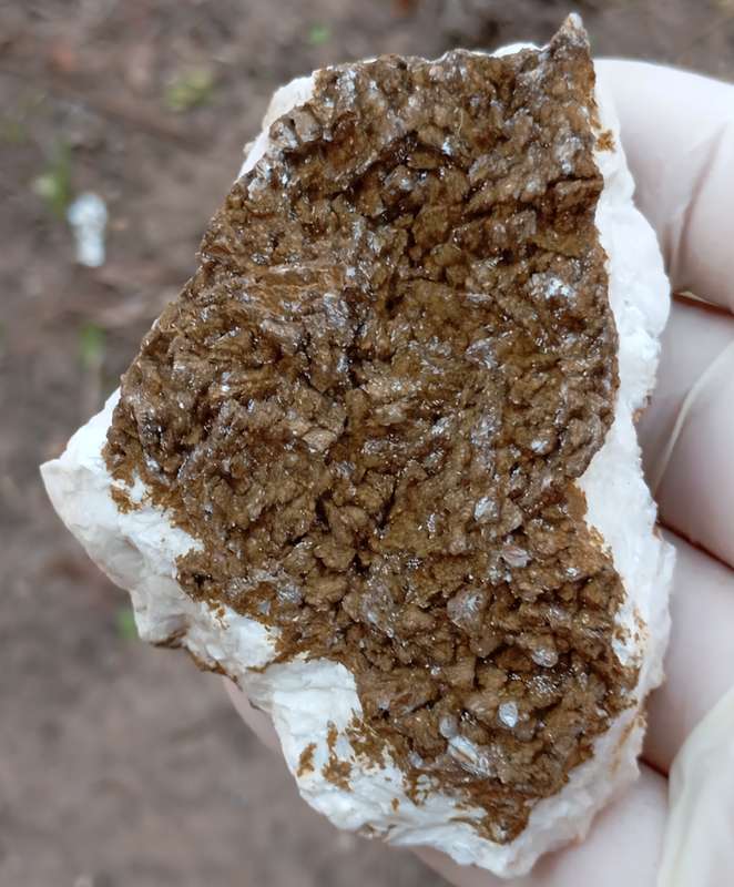 Calcite - Tenke Fungume mine DRC Congo