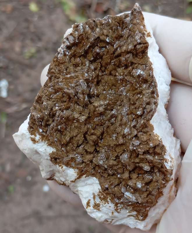 Calcite - Tenke Fungume mine DRC Congo