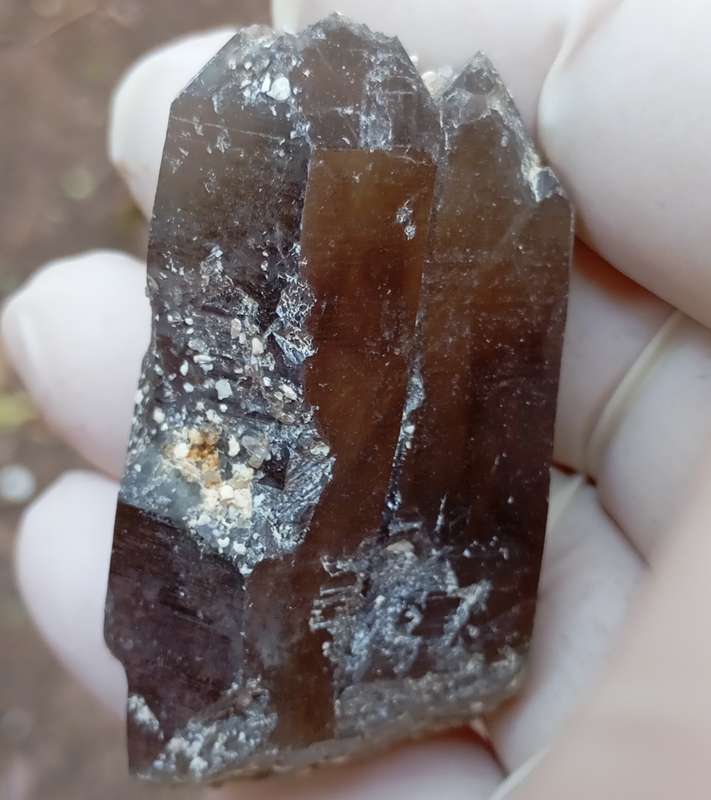 Floater quartz - Orange River Steinkopf N Cape South Africa