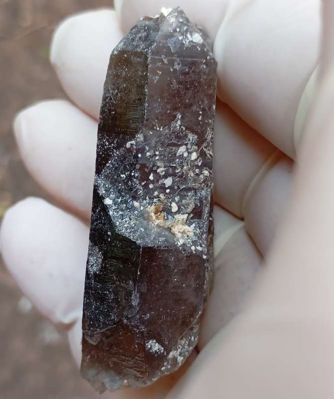 Floater quartz - Orange River Steinkopf N Cape South Africa