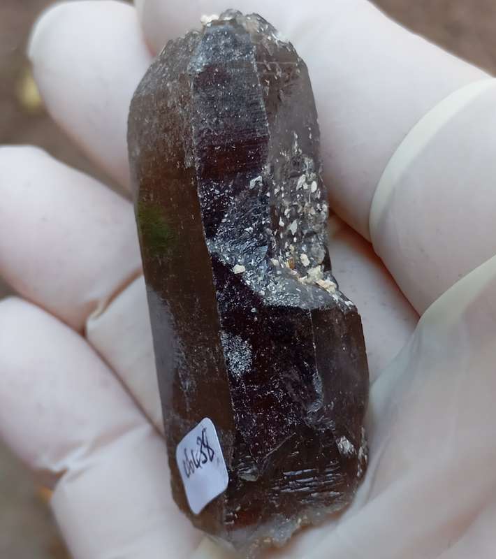 Floater quartz - Orange River Steinkopf N Cape South Africa