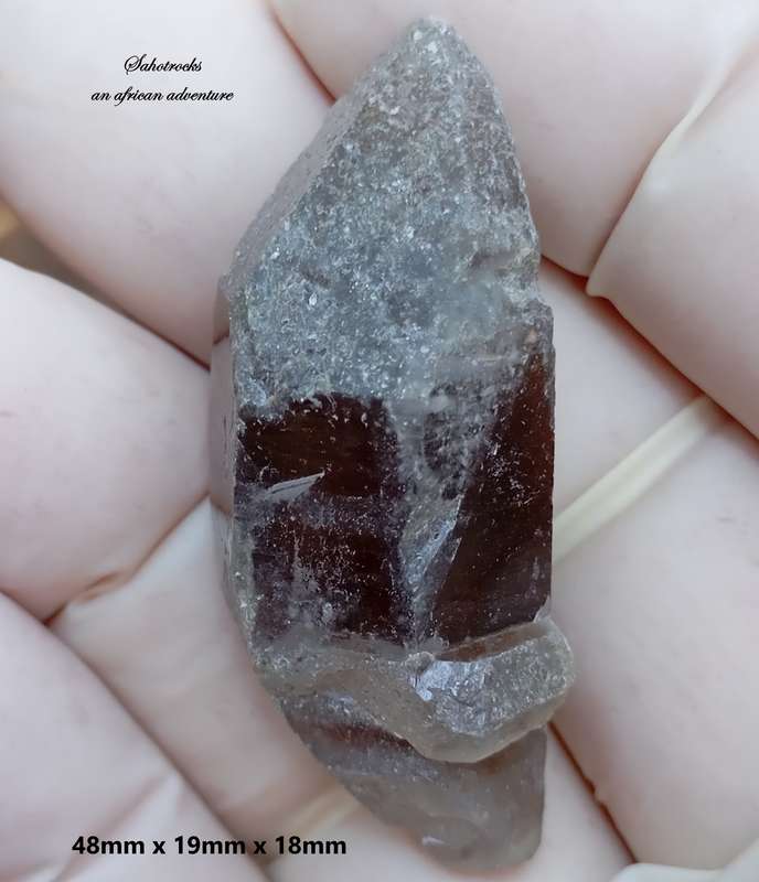 Floater quartz - Orange River Steinkopf N Cape South Africa