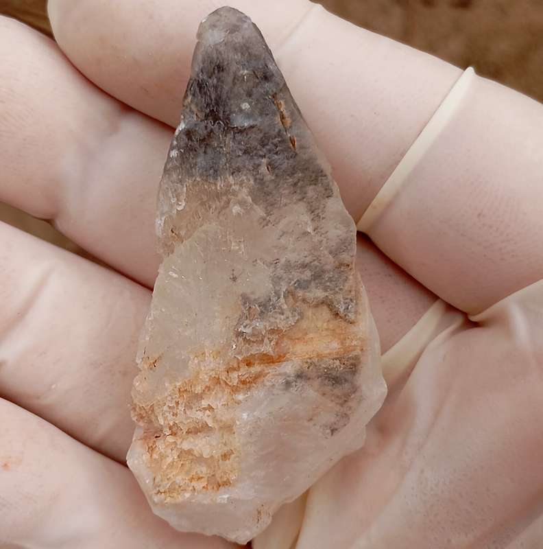 Hematite calcite - Mashamba West mine DRC Congo