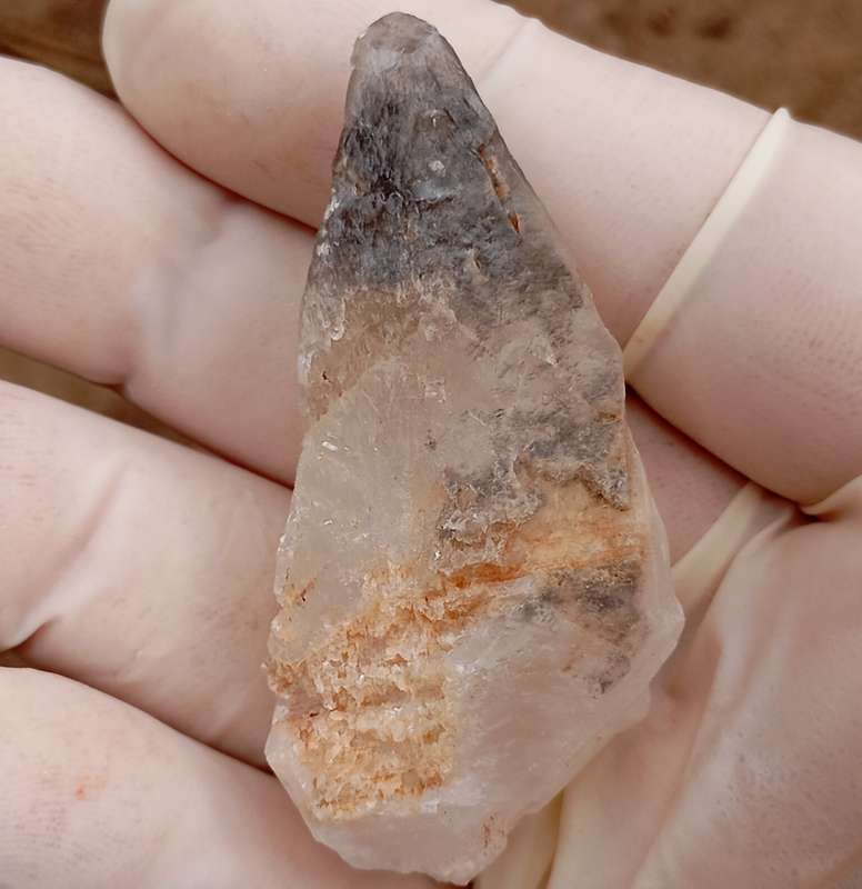 Hematite calcite - Mashamba West mine DRC Congo