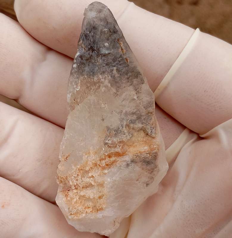 Hematite calcite - Mashamba West mine DRC Congo
