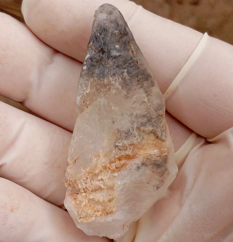 Hematite calcite - Mashamba West mine DRC Congo