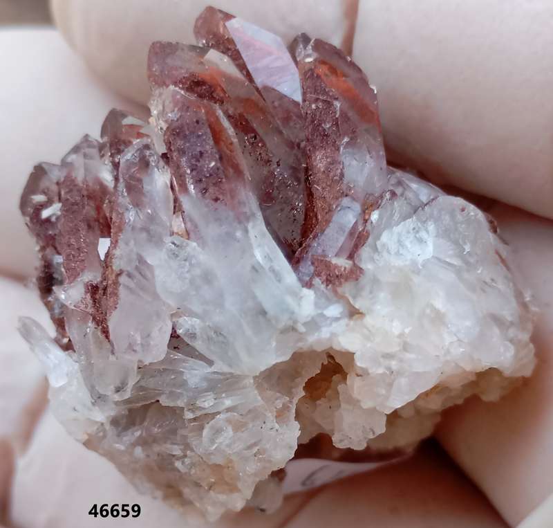 Hematite in quartz - Orange River N Cape South Africa