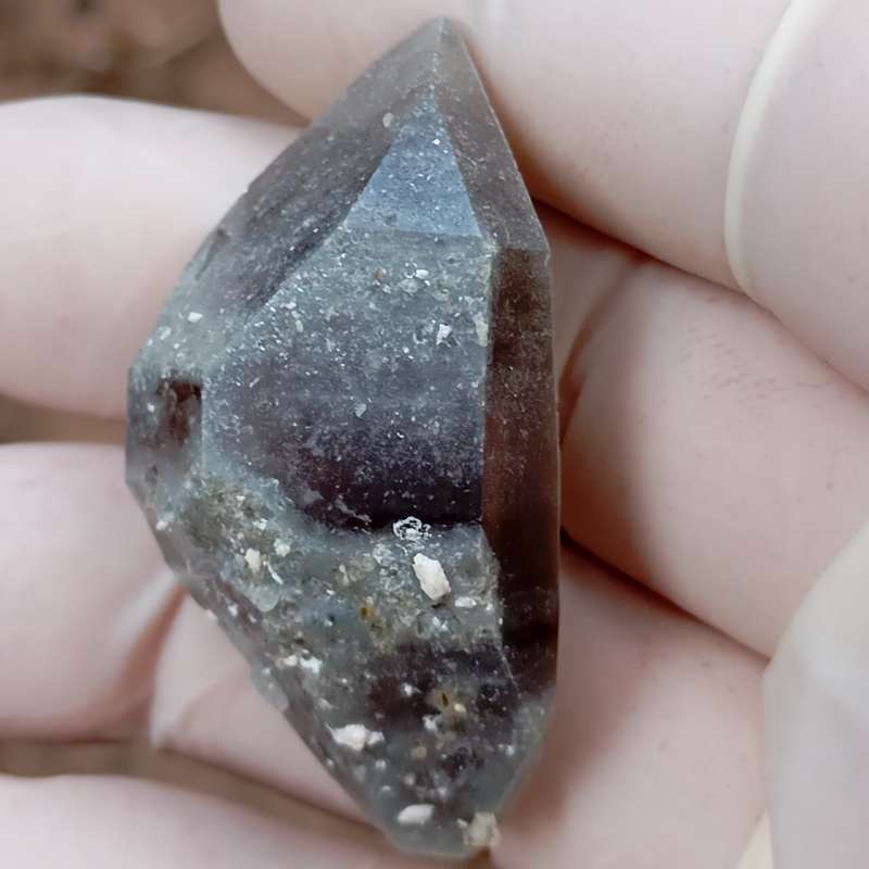 Floater quartz - Orange River Steinkopf N Cape South Africa