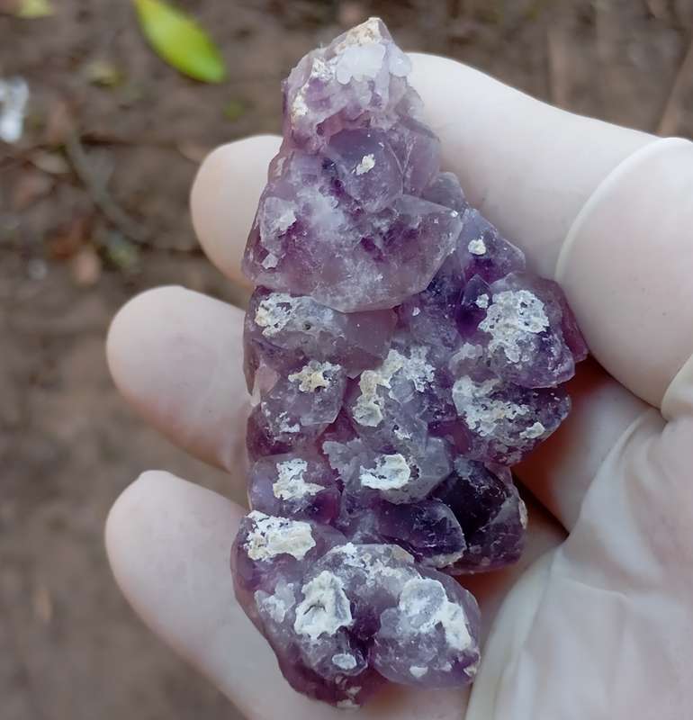 Hematite in quartz - Orange River N Cape South Africa