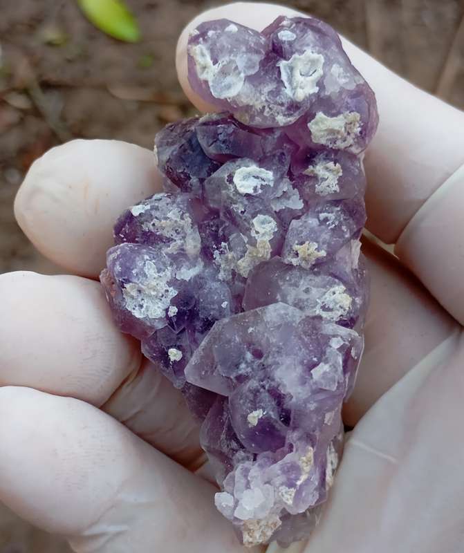 Hematite in quartz - Orange River N Cape South Africa