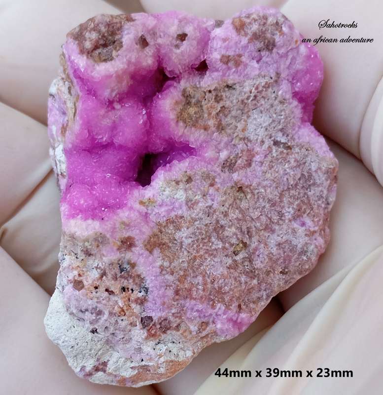 Cobaltoan calcite - Mashamba West mine DRC Congo