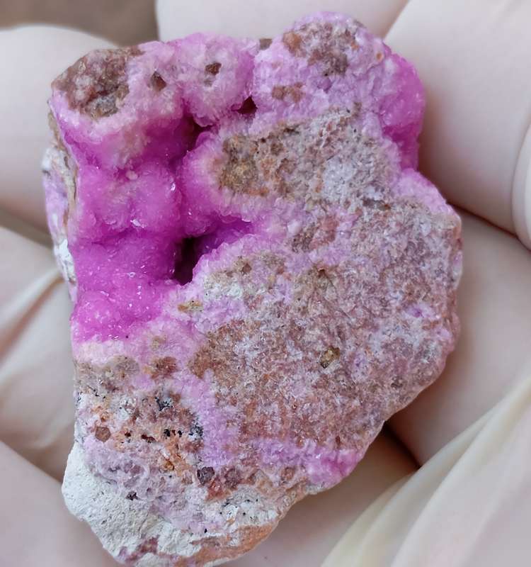 Cobaltoan calcite - Mashamba West mine DRC Congo