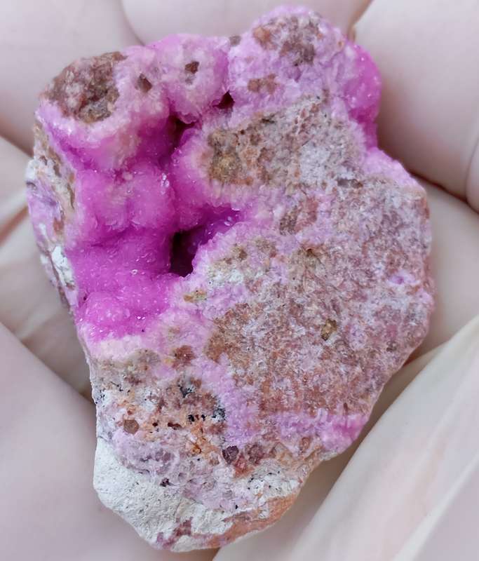 Cobaltoan calcite - Mashamba West mine DRC Congo