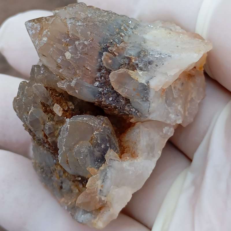 Cathedral hematite in quartz - Orange River N Cape South Africa