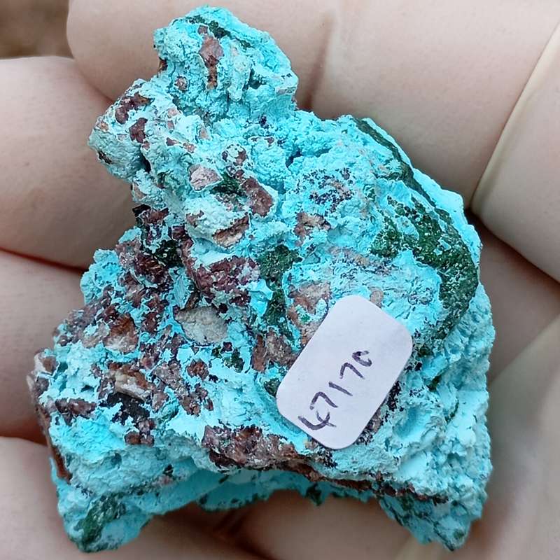 Malachite heterogenite chrysocolla - Tenke Fungurume mine DRC Congo
