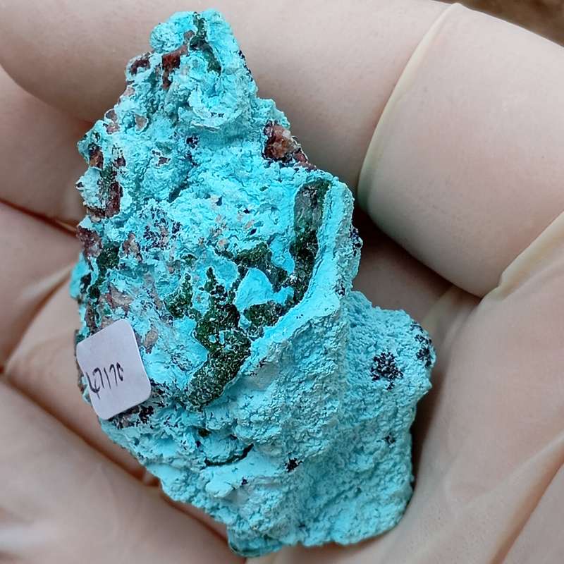 Malachite heterogenite chrysocolla - Tenke Fungurume mine DRC Congo