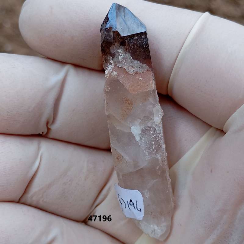 Hematite in quartz - Orange River N Cape South Africa