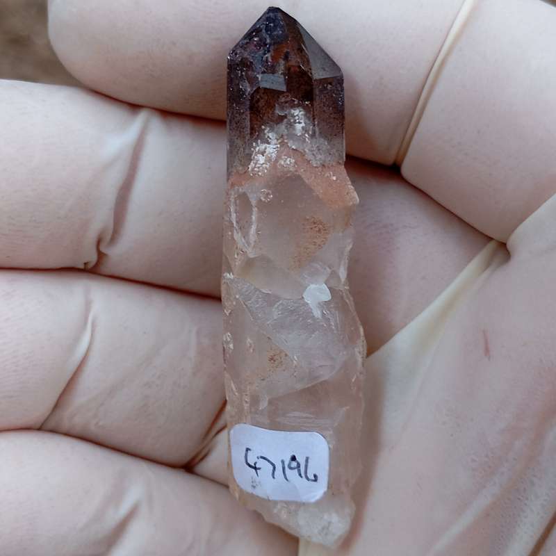 Hematite in quartz - Orange River N Cape South Africa