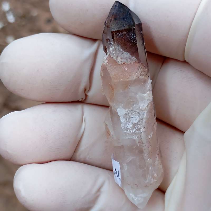 Hematite in quartz - Orange River N Cape South Africa