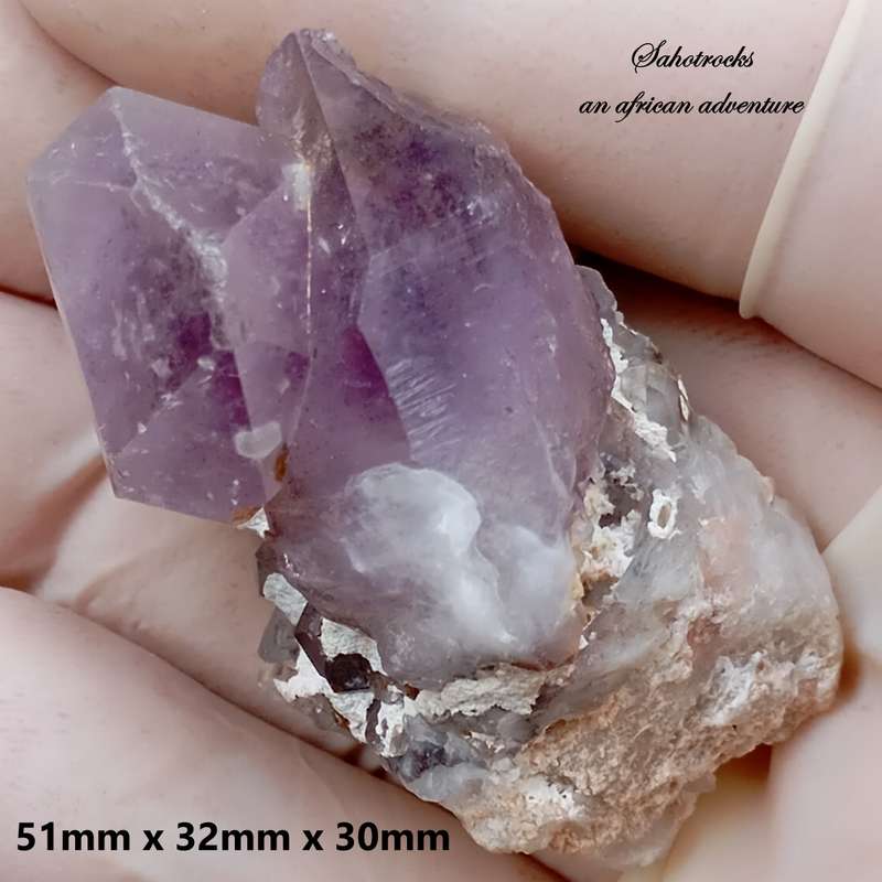 Hematite in quartz - Orange River N Cape South Africa